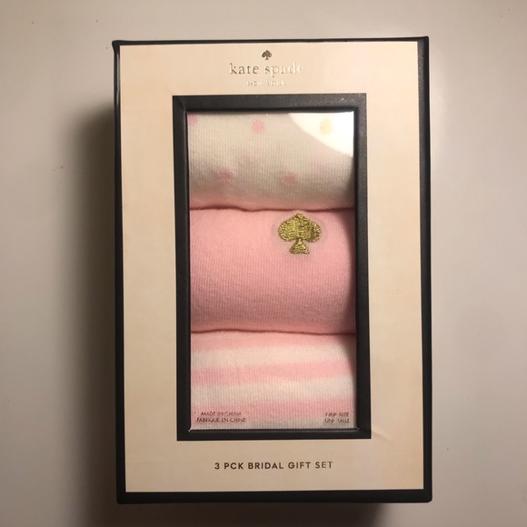Kate Spade 3 Pack Bridal  Gift Set - Socks NWT - Picture 2 of 4